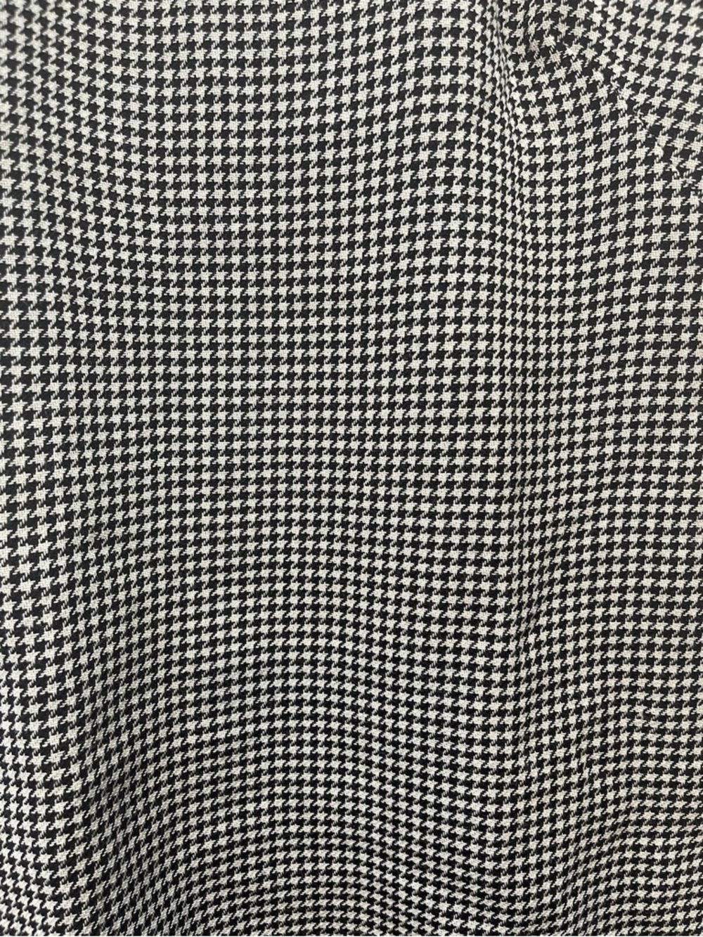 Banana Republic Black and White Houndstooth Pattern Sleeveless Wool Dress Size 4 - Picture 4 of 5
